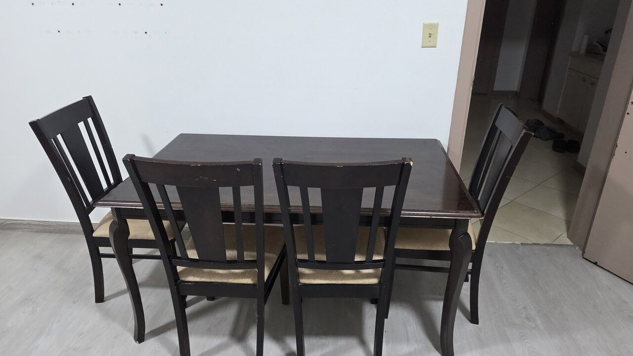 Yanbu, Furniture, SAR 400,  Dining Table Set (1 Table + 4 Chairs) &ndash; Yanbu &ndash; SAR 400