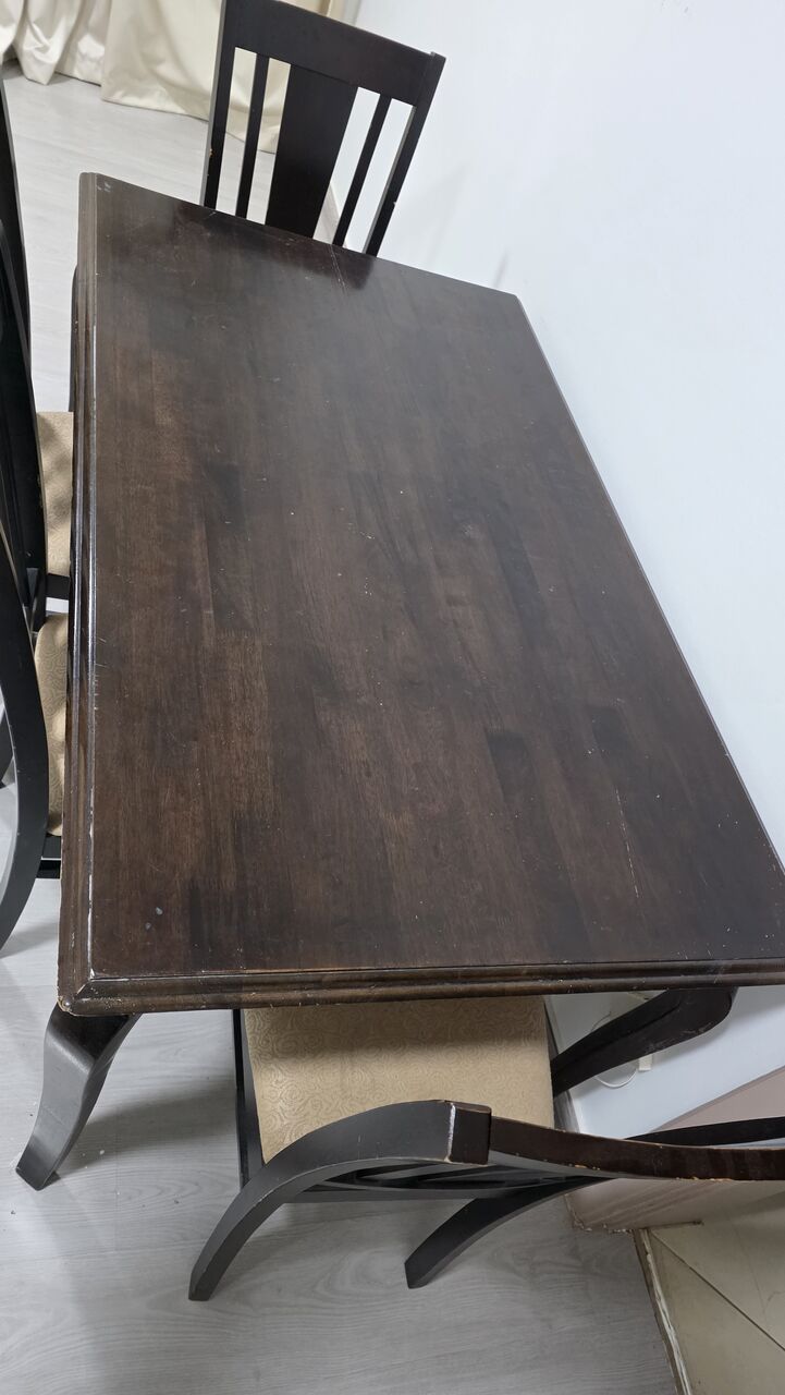 Yanbu, Furniture, SAR 400,  Dining Table Set (1 Table + 4 Chairs) &ndash; Yanbu &ndash; SAR 400