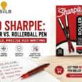 USD 12,  Red Sharpie: Marker Vs. Rollerball Pen For Bold Writing