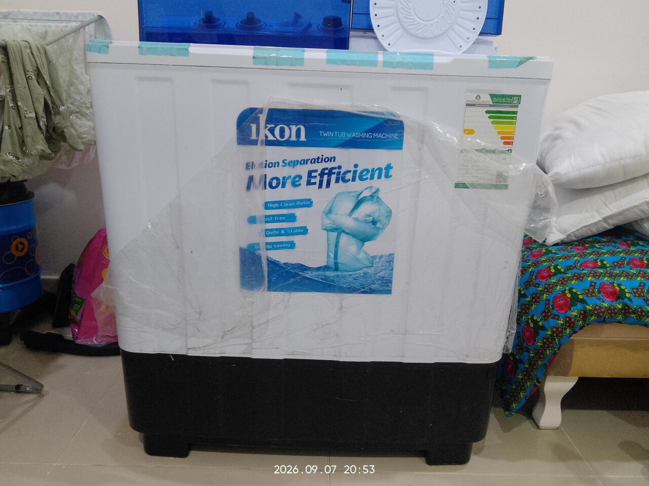 Khobar, Appliances, SAR 425,  IKON 12KG Semi Automatic Washing Machine