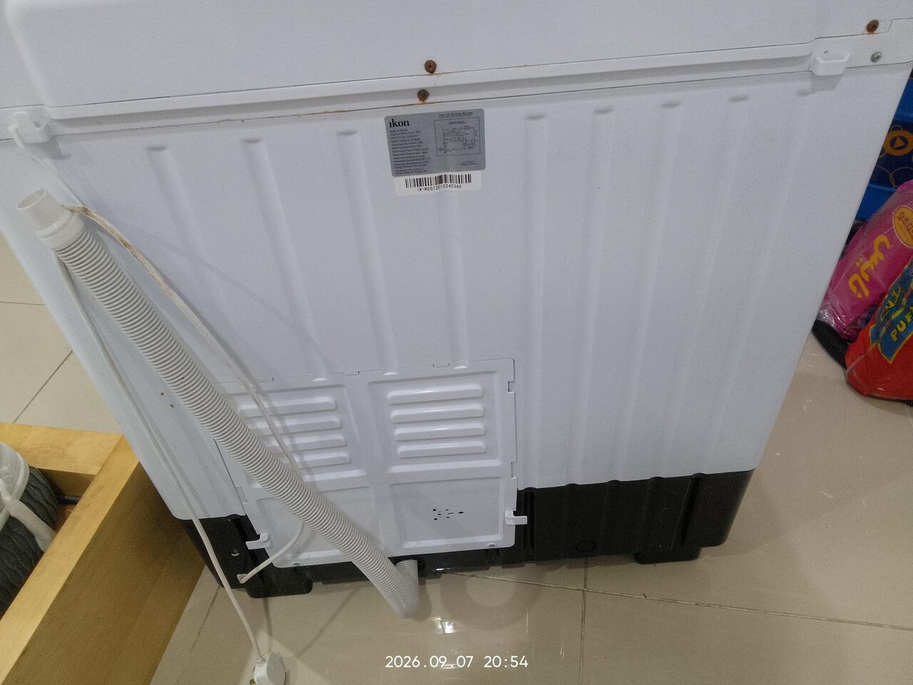 Khobar, Appliances, SAR 425,  IKON 12KG Semi Automatic Washing Machine