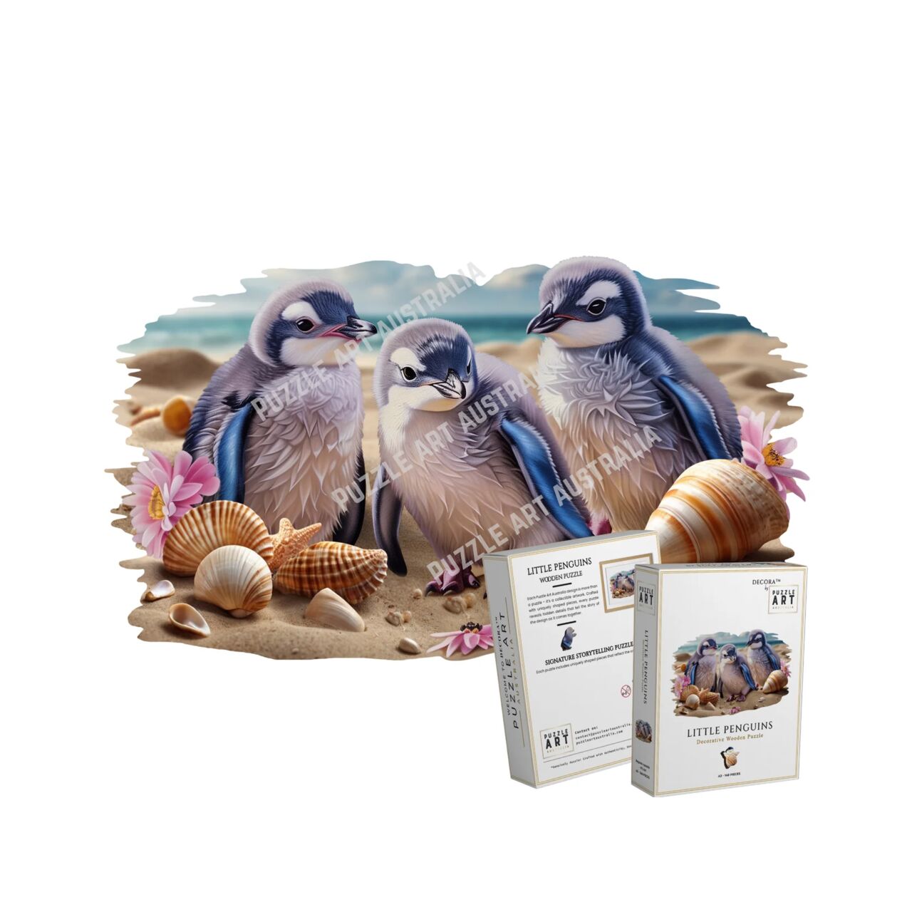 Sydney, Baby & Kid Stuff, AUD 55,  Fairy Penguins - Puzzle Art Australia - Fairy Penguins Wooden Puzzle Australia