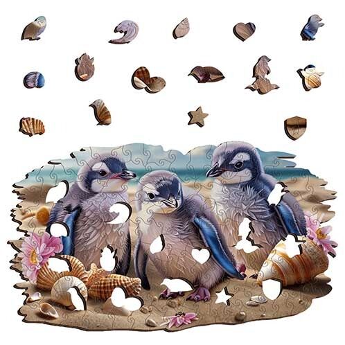 Sydney, Baby & Kid Stuff, AUD 55,  Fairy Penguins - Puzzle Art Australia - Fairy Penguins Wooden Puzzle Australia