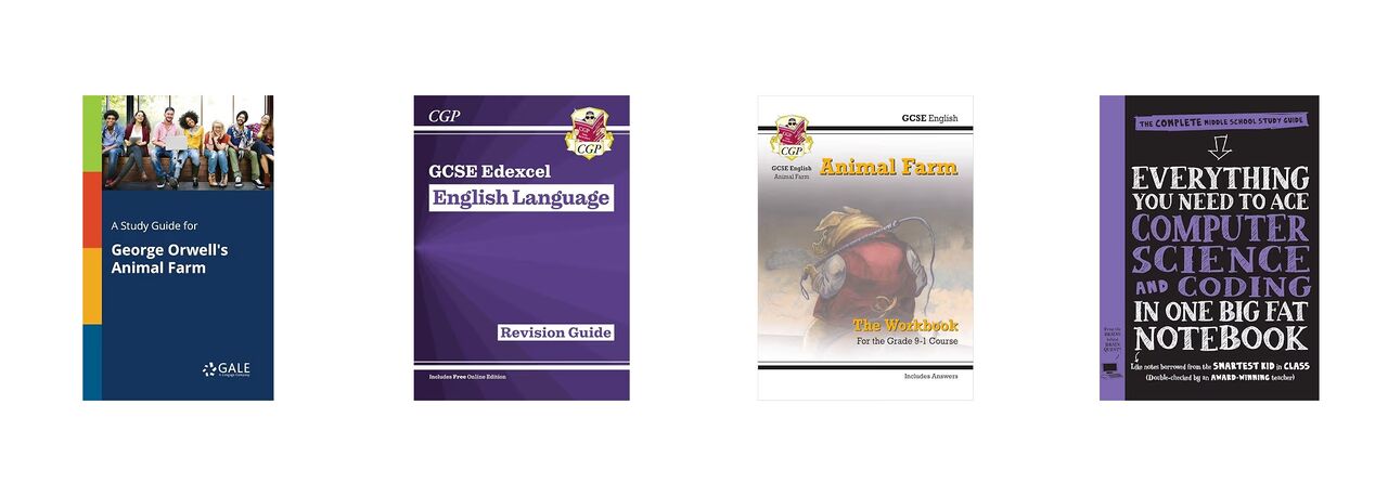 Riyadh, Books, SAR 15,  GCSE English & Study Guides &mdash; Animal Farm, English Language, Computer Science