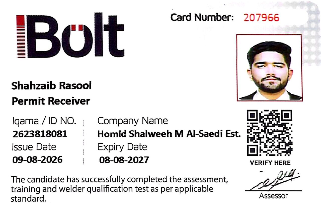 Jubail Industrial City, Job Seekers, Safety Officer ,Work Permit Reciever