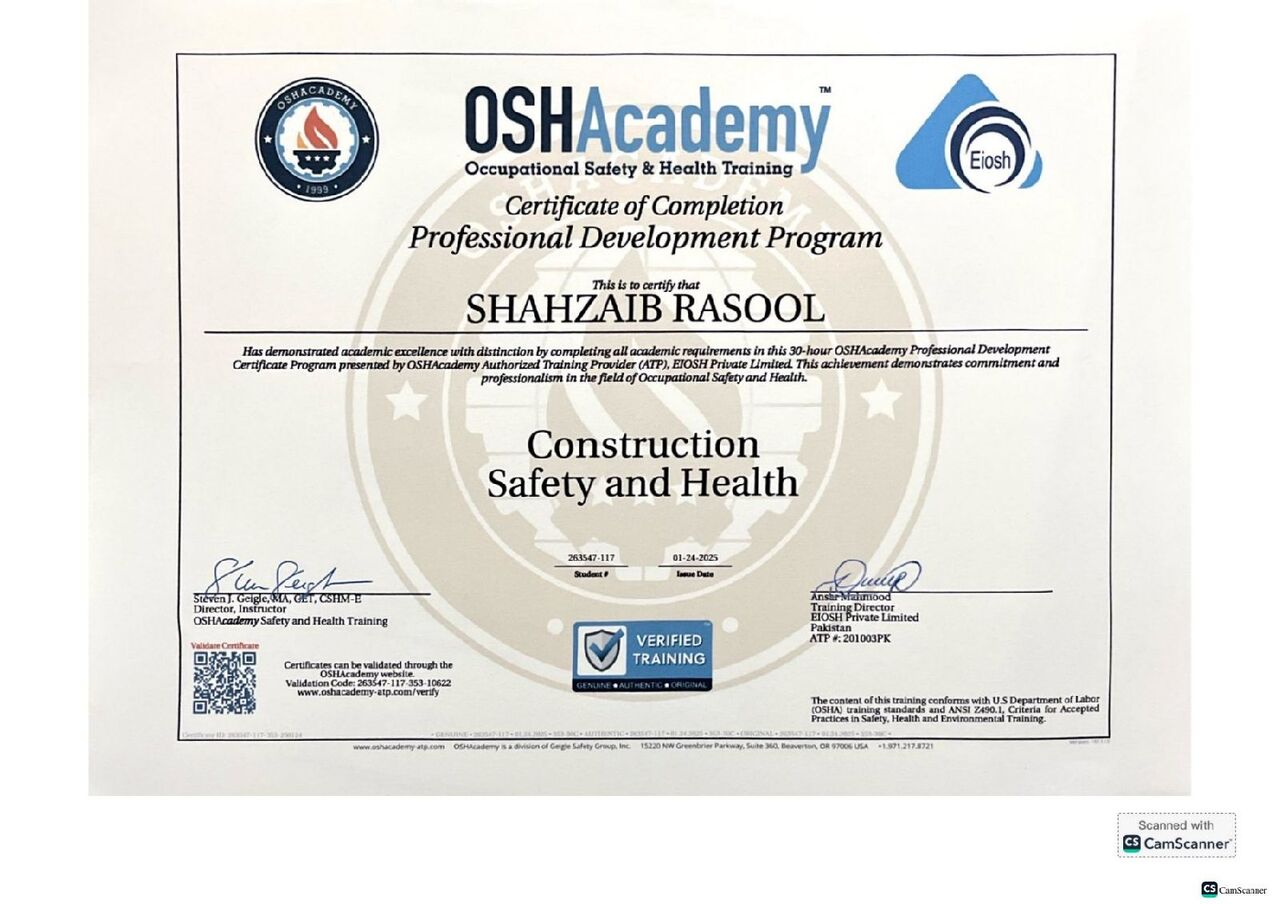 Jubail Industrial City, Job Seekers, Safety Officer ,Work Permit Reciever