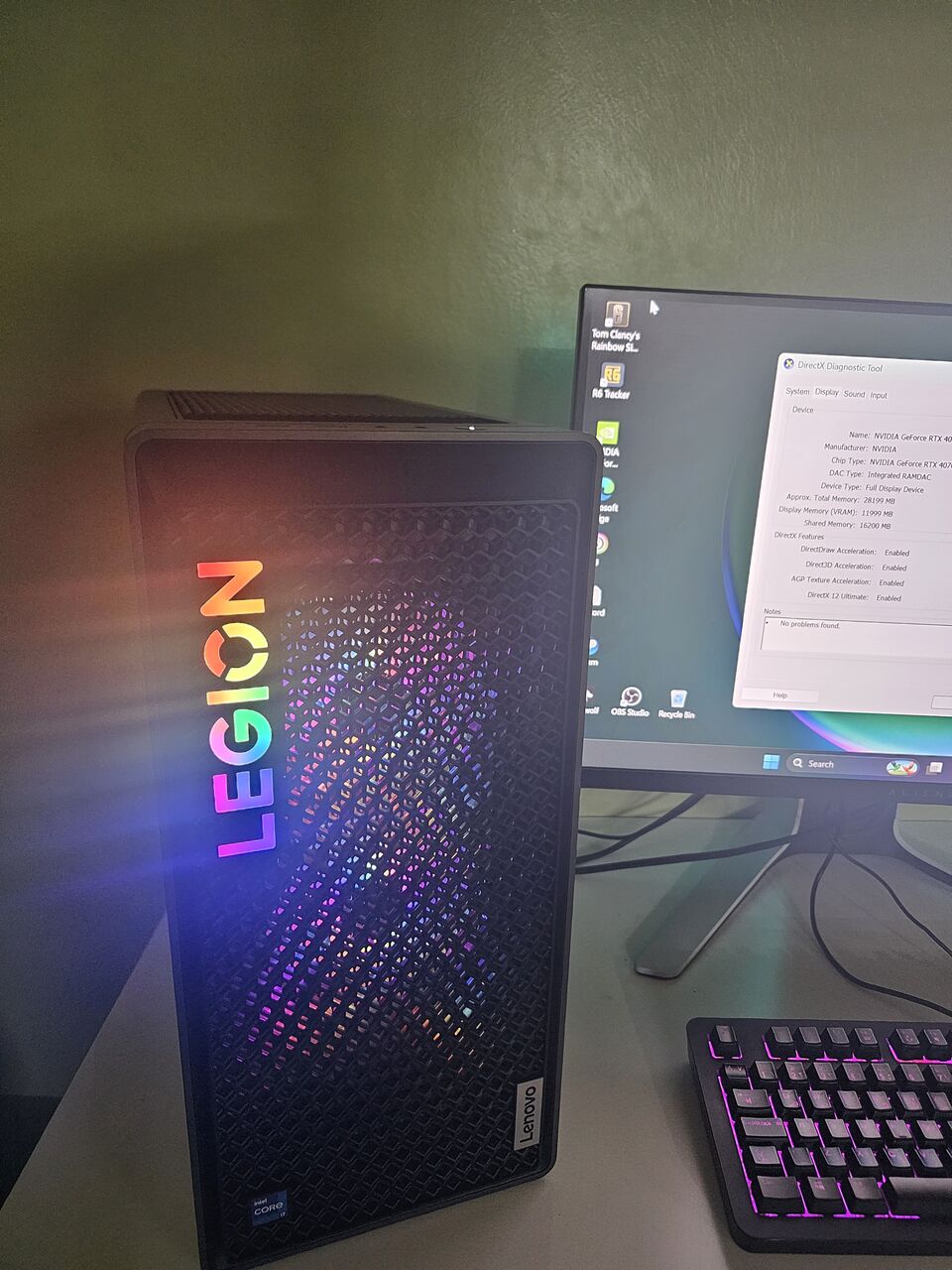 Al Rehab, Computers, SAR 5500,  Lenovo Legion T5 4070 Super