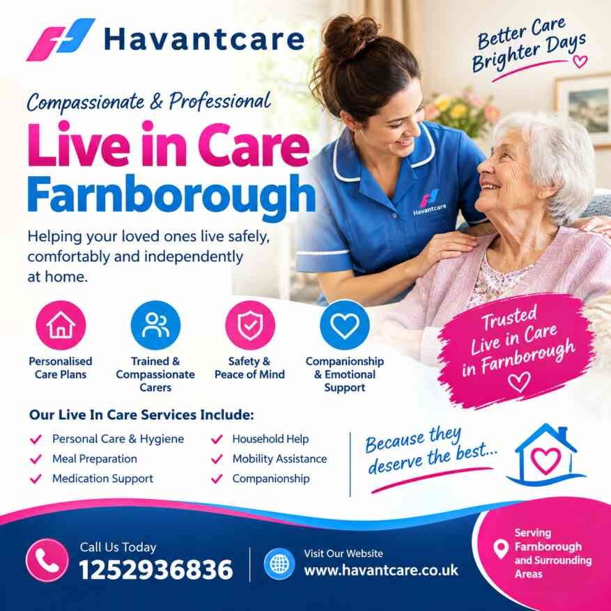 London, Health, Live In Care Farnborough &ndash; Compassionate Care At Home