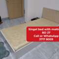 BHD 27,  @@Single Bed With Mattress In Good Condition For Sale With Delivery