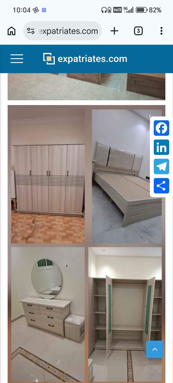 Al Yarmouk, Furniture, SAR 11,  New Bedroom Set Sale Online Home Devlree