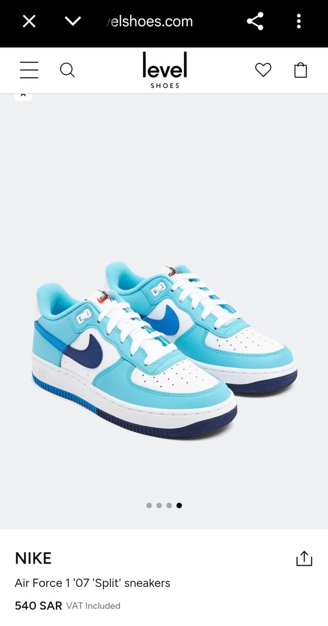 Jeddah, Clothing & Accessories, SAR 110,  Original Nike Air Force Sneakers