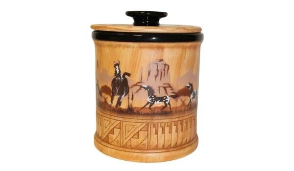 New York, Appliances, USD 446,  Horse Pottery For Sale | Handmade Navajo & Horsehair Vases &ndash; CMPottery