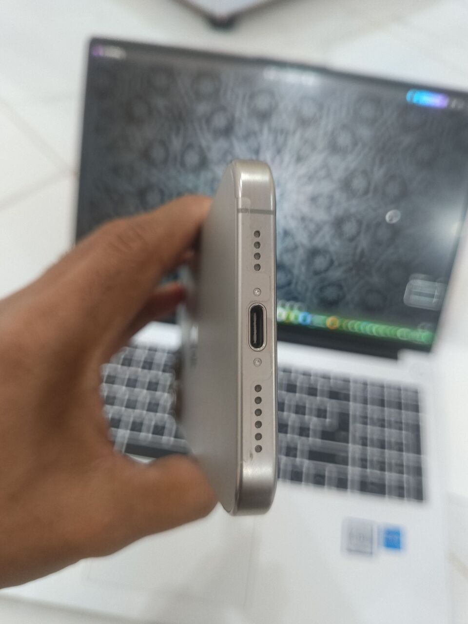 Al Malaz, Electronics, SAR 3650,  IPhone 16 Pro Max 256GB Natural Titanium (97% BH) - Zero Scratch - Full Box