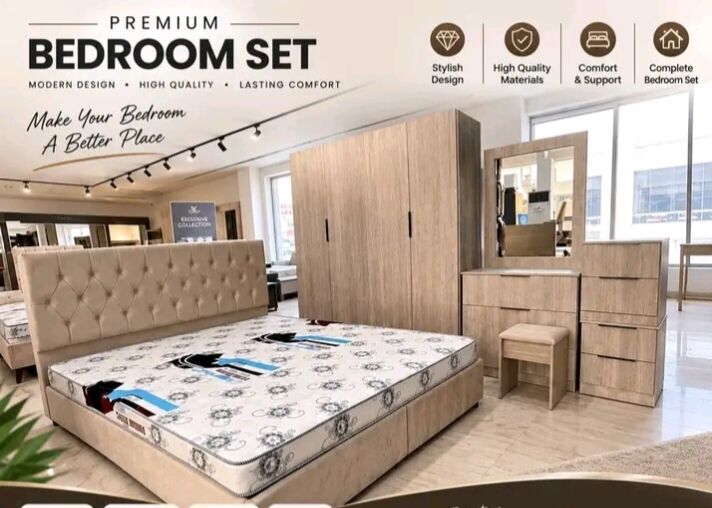 Jeddah, Furniture, SAR 5,  Luxurious Bedroom Furniture Sets Available At Reasonable Price