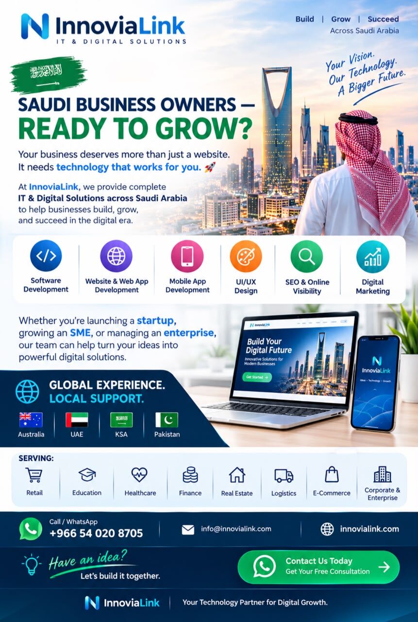 Riyadh, Computer, Providing IT Services, Web Development, SEO, Digital Marketing, App Development