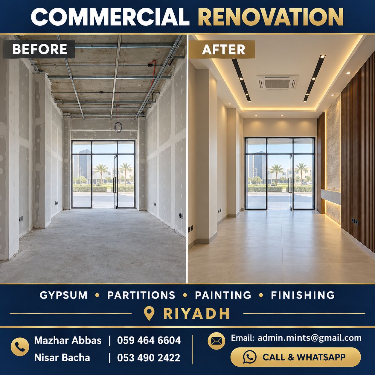 Makkah, Interior Design, Commercial Fit-Out | Offices, Shops & Restaurants | Riyadh