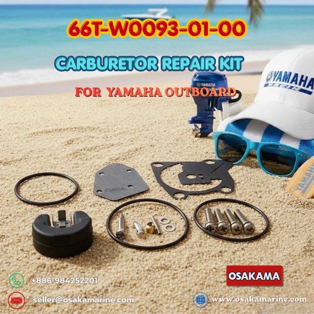 Dubai, Auto Parts, AED 99999,  Carburetor Repair Kit 66T-W0093-01-00 For Yamaha 40HP 2-Stroke Outboard