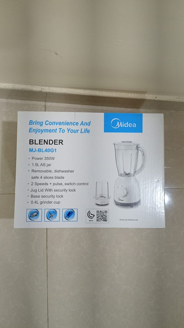 Al Kharj, Appliances, SAR 80,  Midea Blender - 350W