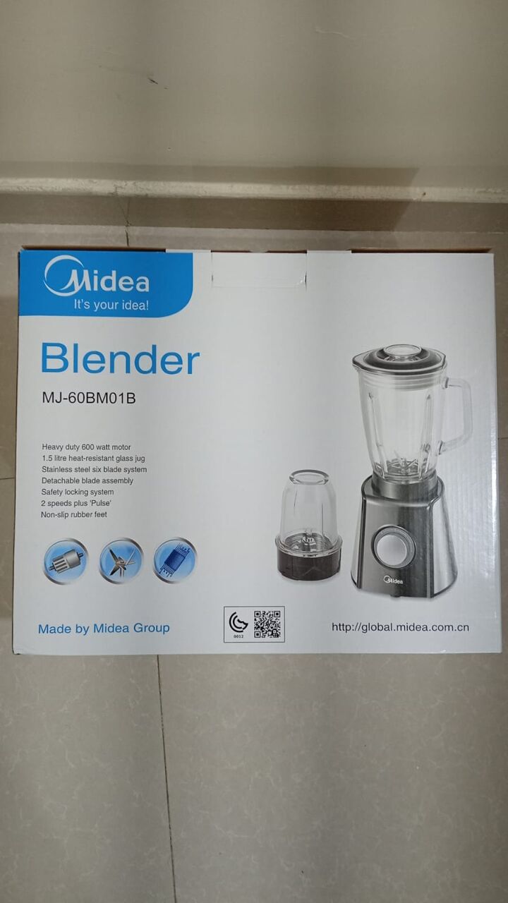Al Kharj, Appliances, SAR 130,  Midea Blender &ndash; 600W