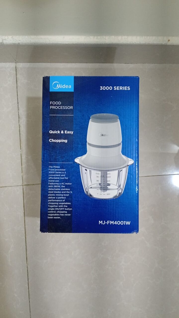 Al Kharj, Appliances, SAR 80,  Midea Food Chopper &ndash; 280W