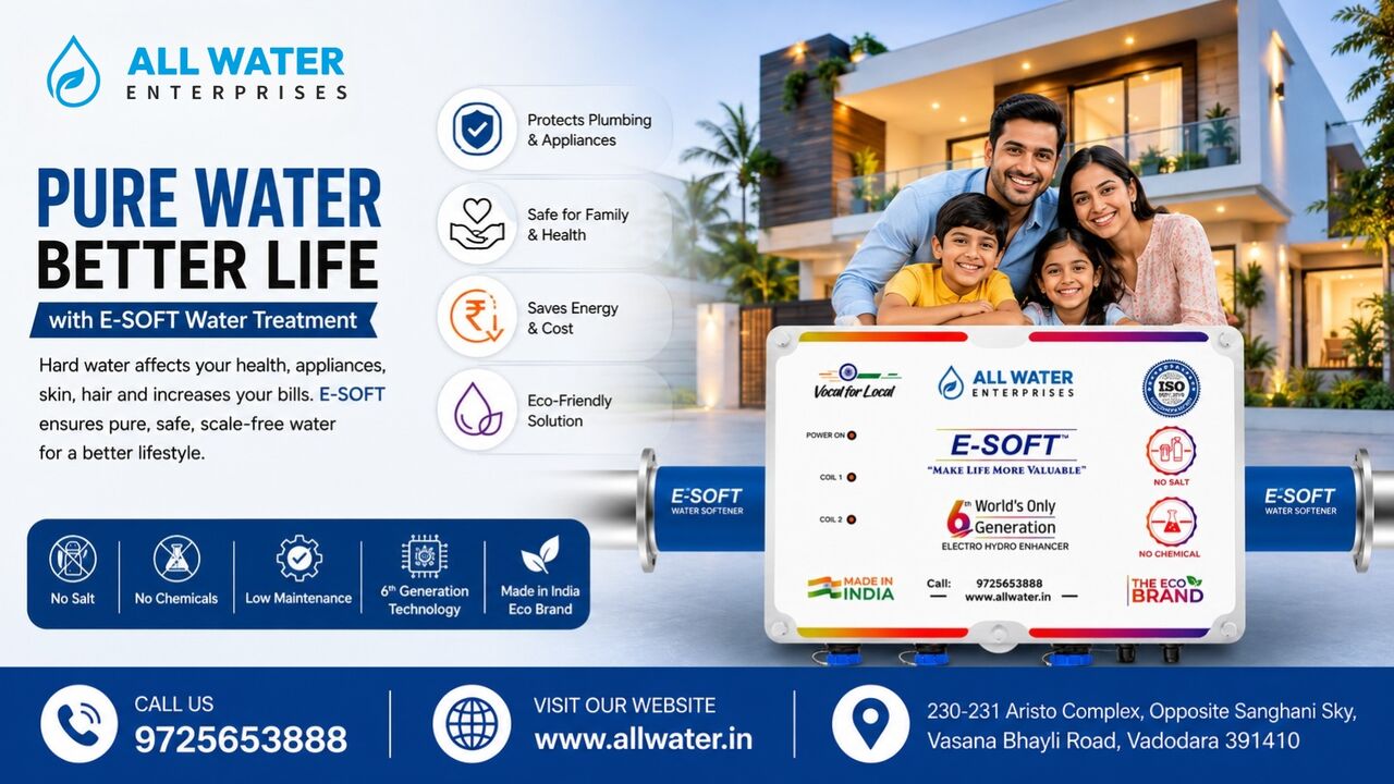 Mumbai, Technical, All Water E-Soft Water Treatment & Hard Water Solutions