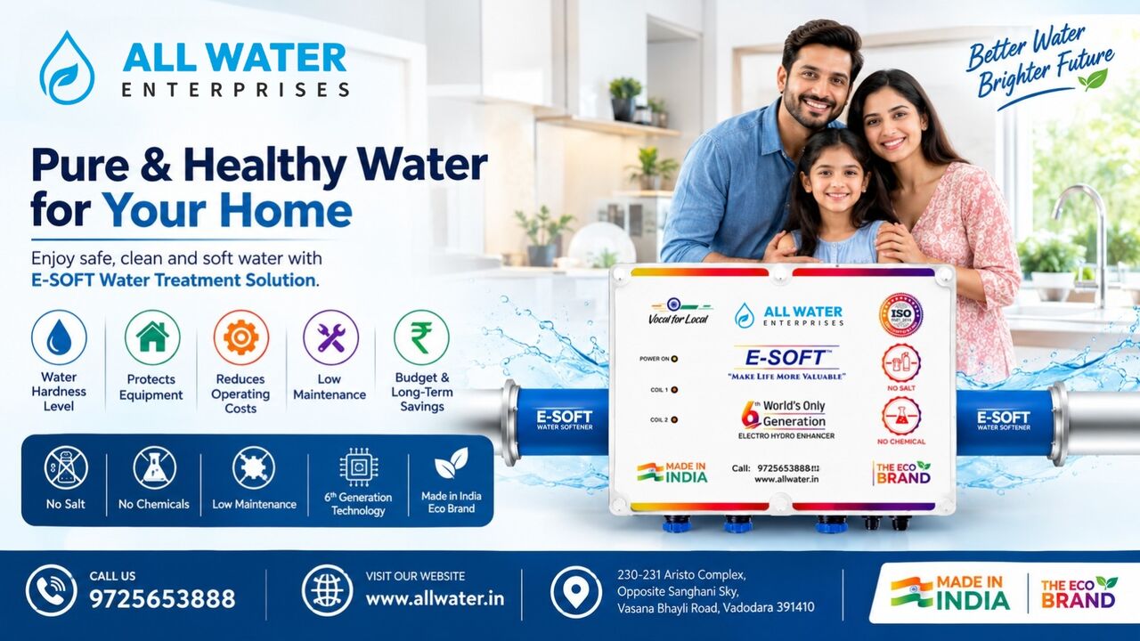 Mumbai, Technical, All Water E-Soft Water Treatment & Hard Water Solutions