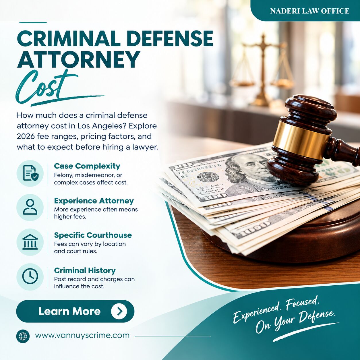Los Angeles, Legal, How Much Does A Criminal Defense Attorney Cost?