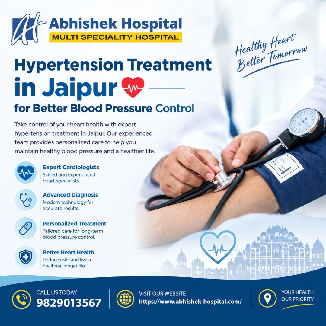 Jaipur, Health, Hypertension Treatment In Jaipur For Better Blood Pressure Control