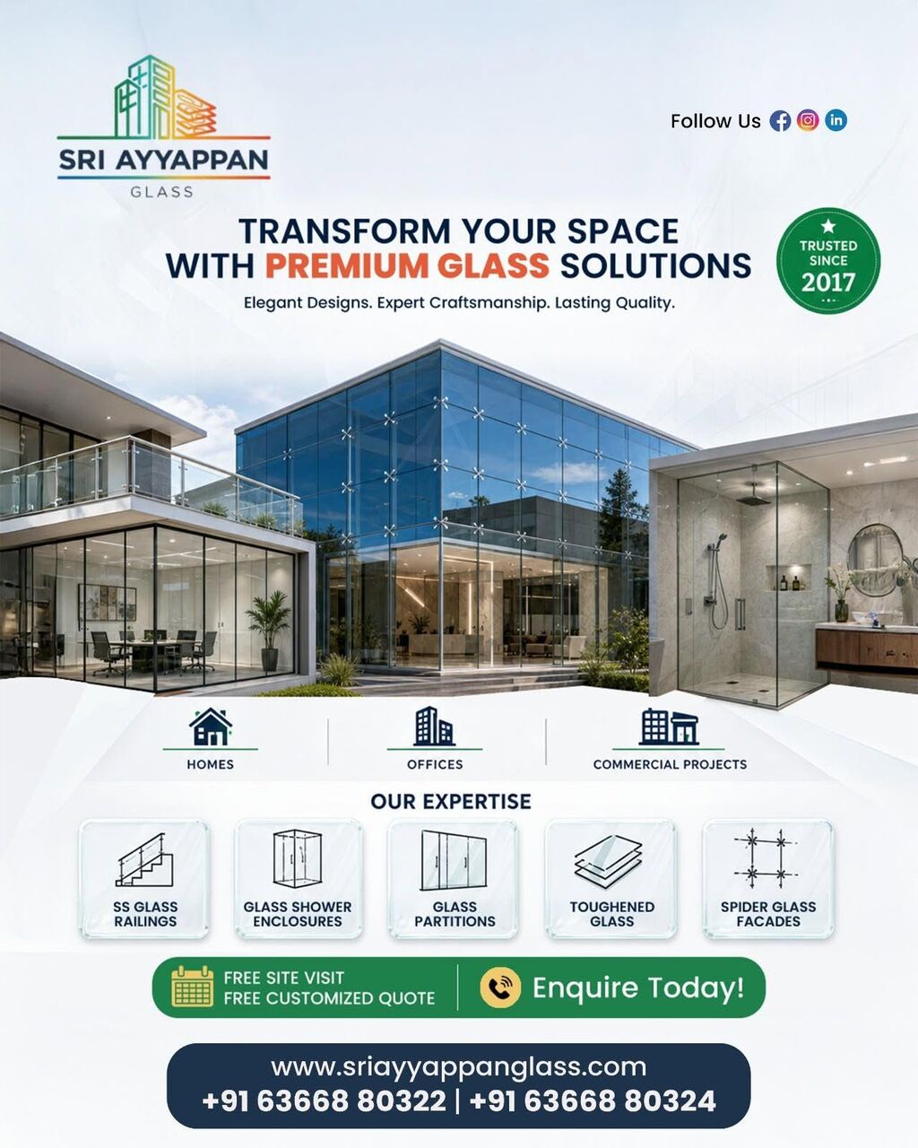 Bangalore, Business, Open Spaces, Smarter Interiors With Glass Partitions