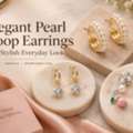 Shop Stylish Pearl Hoop Earrings From BME