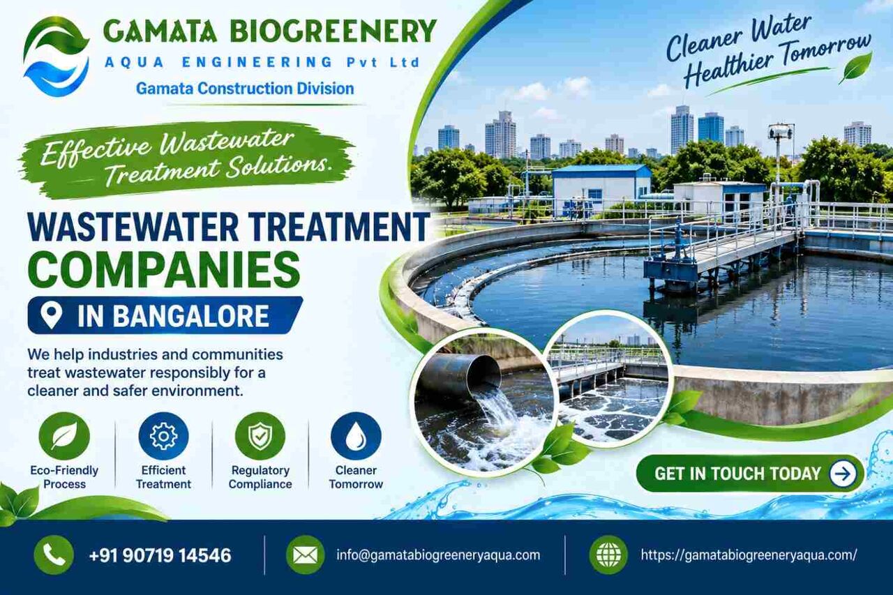 Bangalore, Construction, Wastewater Treatment Companies In Bangalore