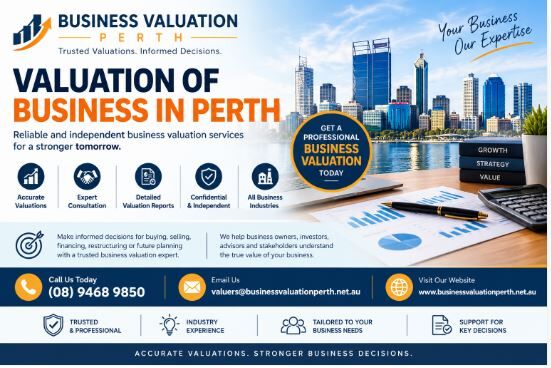 Perth, Real Estate, Professional Valuation Of Business In Perth