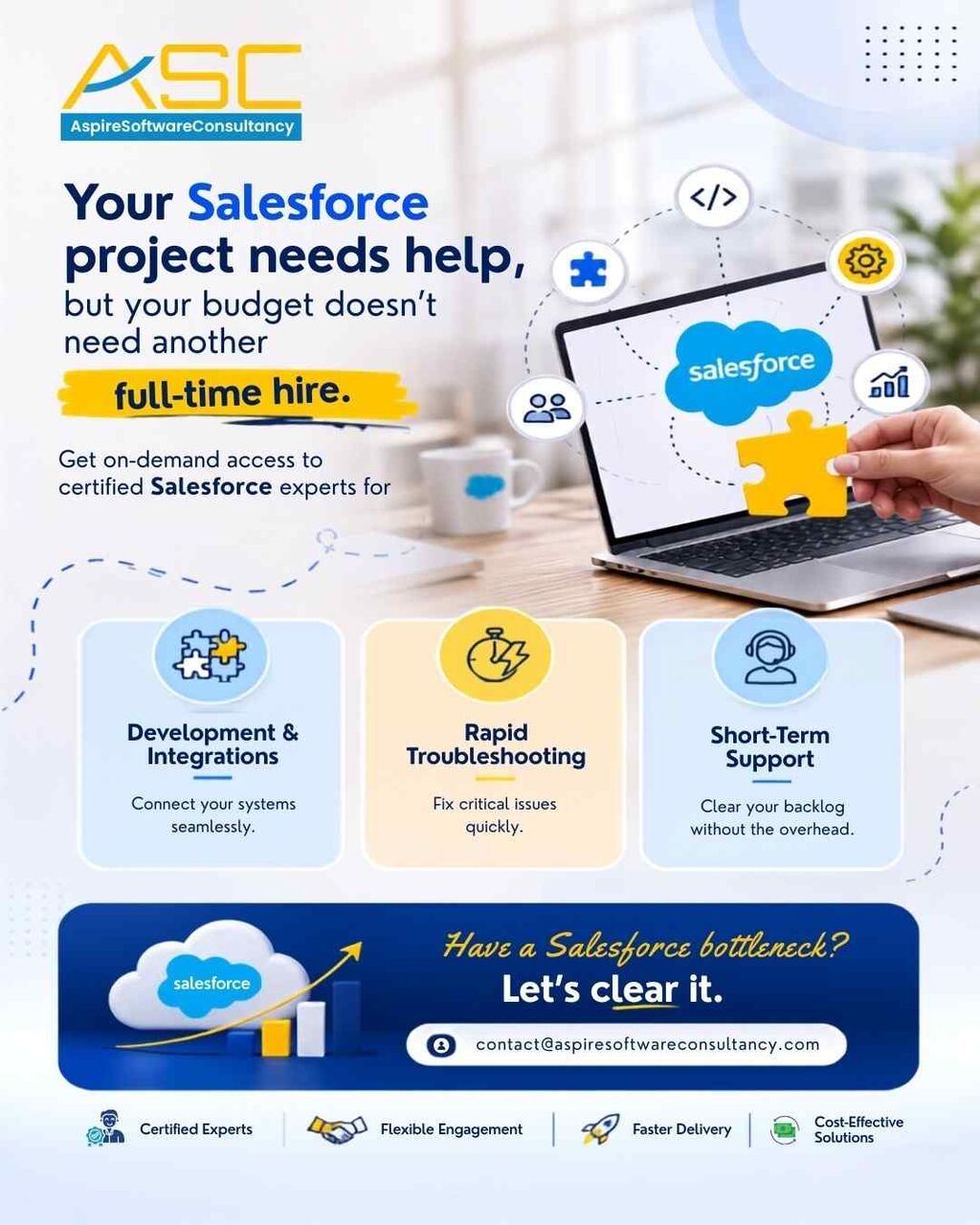 San Francisco, Software Development, Your Salesforce Project Needs Help, But Your Budget Doesn