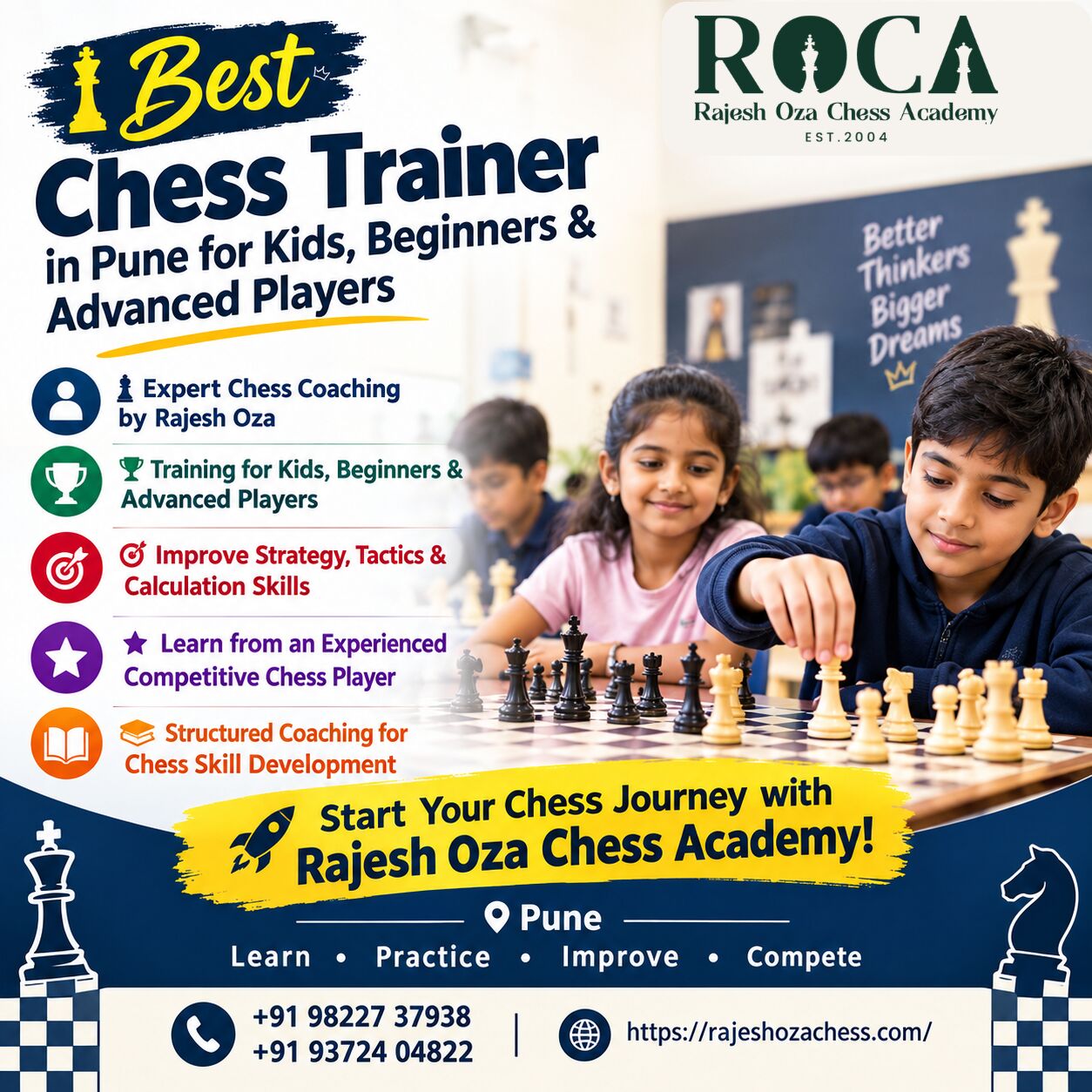 Pune, Education, Best Chess Trainer In Pune For Kids, Beginners And Advanced Players