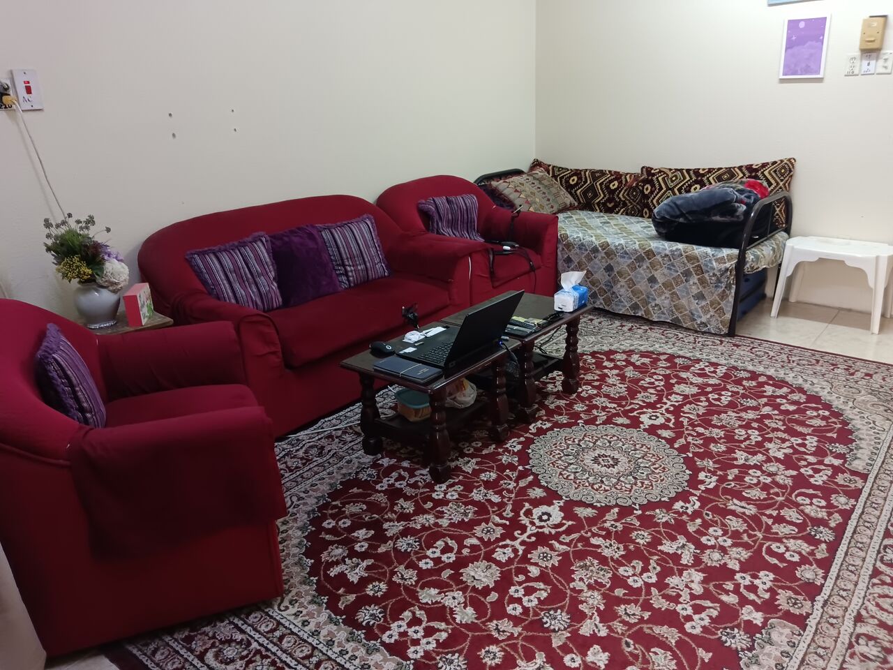 Khobar, Apartments, Flats, Houses & Villas, Furnished,  Flat For Rent With Household Itens