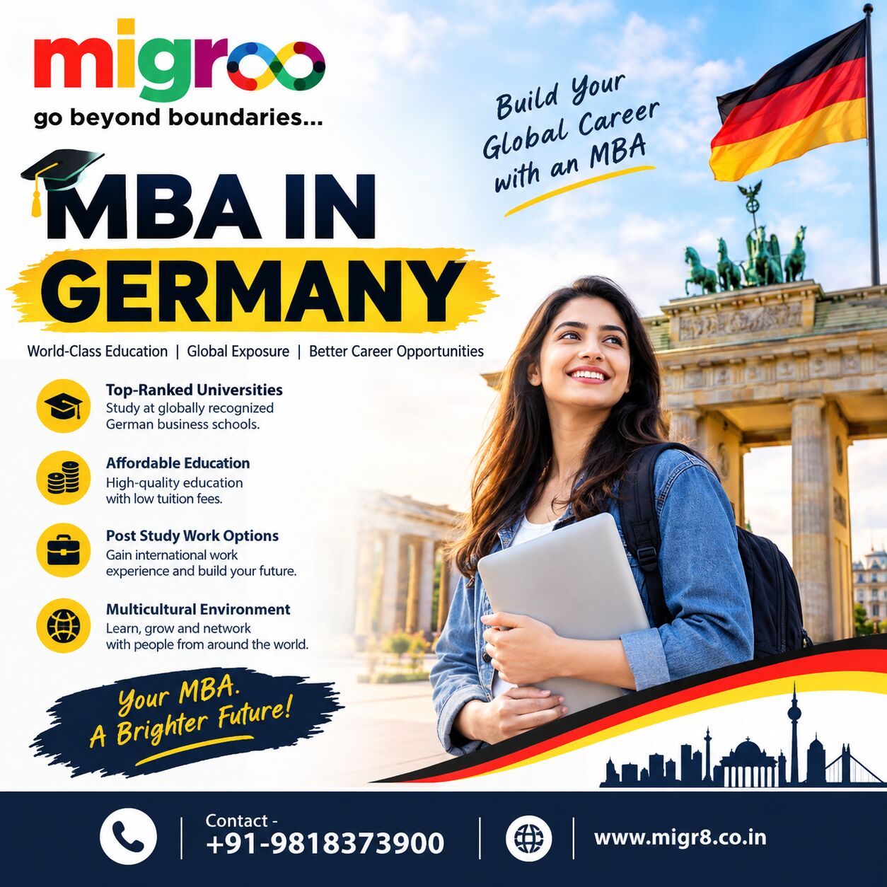 Rohini, Free Items, MBA In Germany