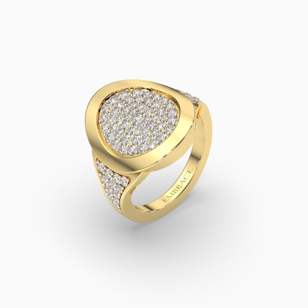 New Delhi, Jewelry, Gold Ring Designed To Shine &ndash; Explore Embrace Diamonds