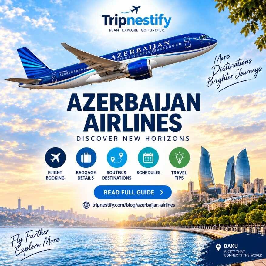 New Delhi, Travel, Azerbaijan Airlines: Flights, Baggage, Routes & Booking Guide | Tripnestify
