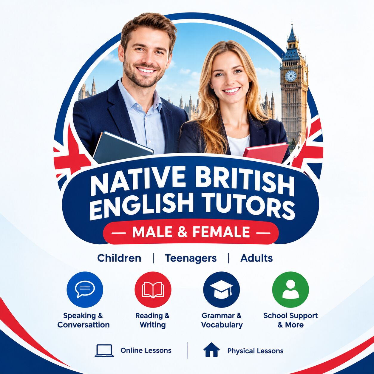 Al Yarmouk, Lessons Wanted, Native British Male & Female English Tutors | مدرسون ومدرسات بريطانيون