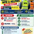🚨 URGENT MANPOWER REQUIREMENT –Jeddah / Taif (NON-ARAMCO)