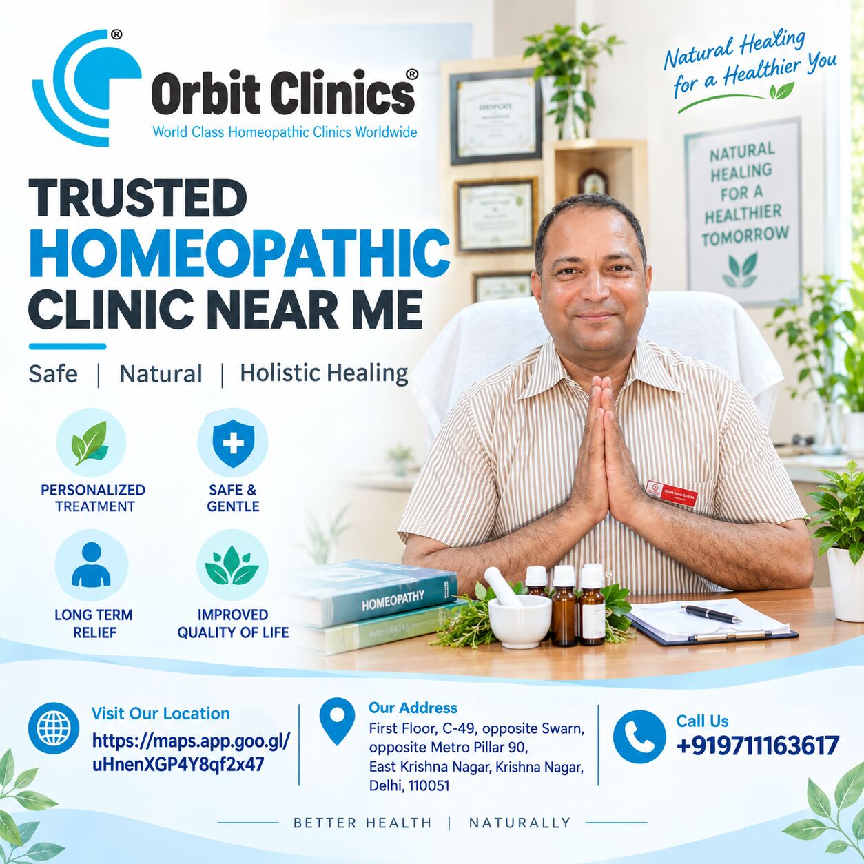 New Delhi, Health, Trusted Homeopathic Clinic Near Me For Natural Care