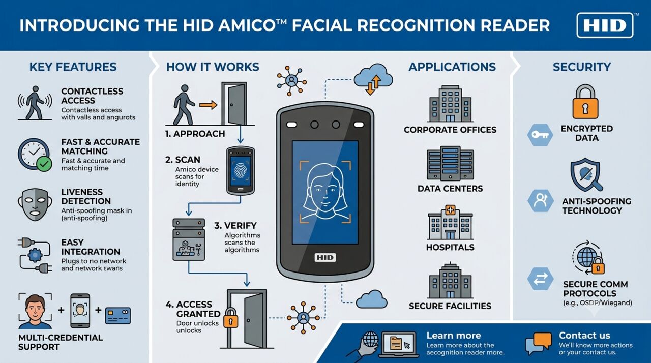 Dubai, Computer, HID Amico: Intelligent Biometric Security For Smart Buildings In The UAE