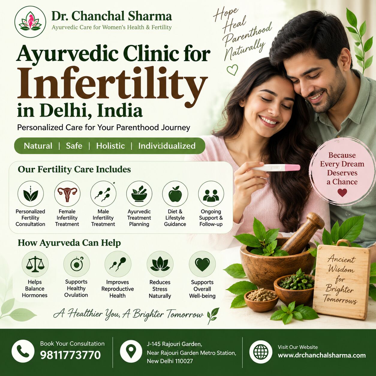 New Delhi, Medical, Ayurvedic Infertility Treatment In Delhi