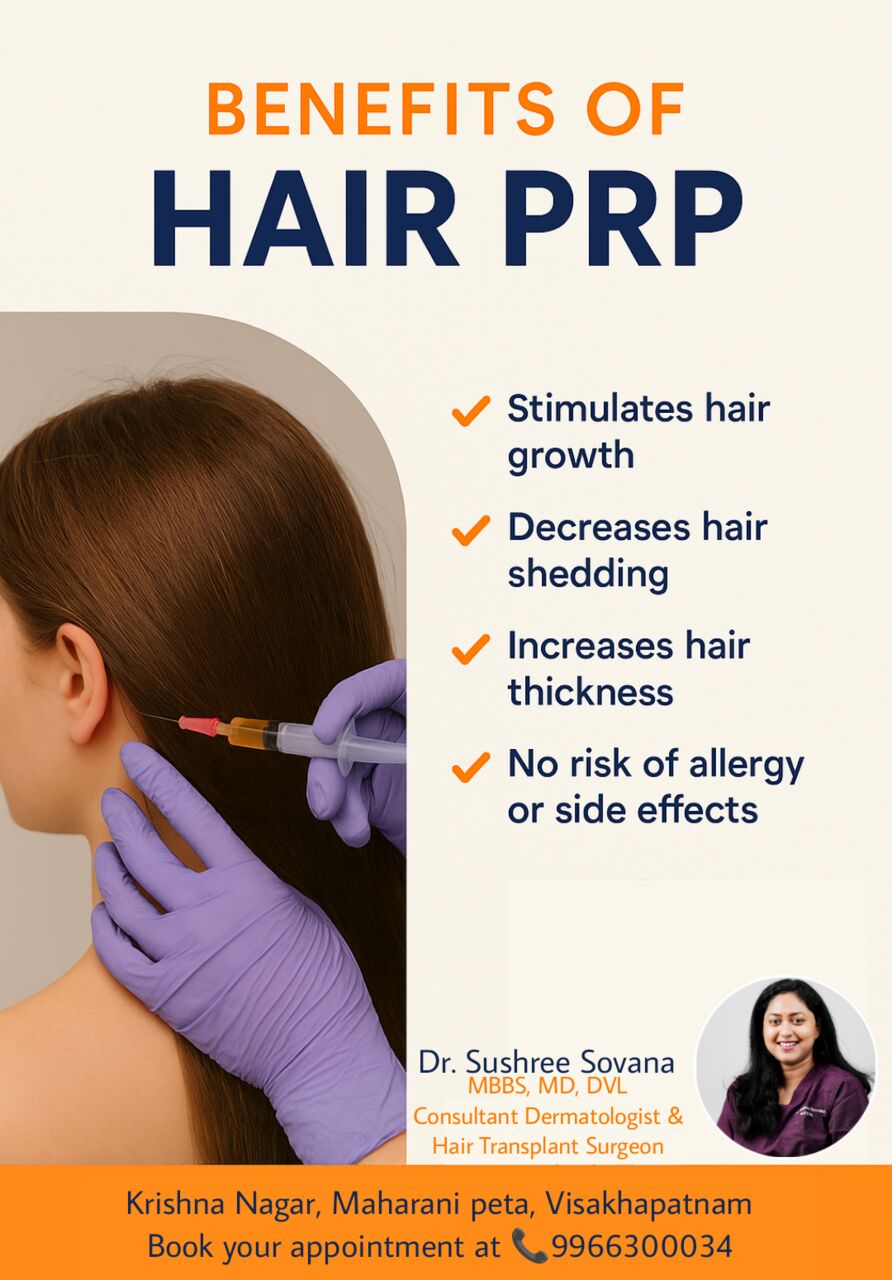 Visakhapatnam, Health, Hair PRP- Derma One Clinic - Visakhpatnam