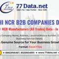 Get List Of 16000+ Manufacturing Companies In Delhi NCR With Free Sample
