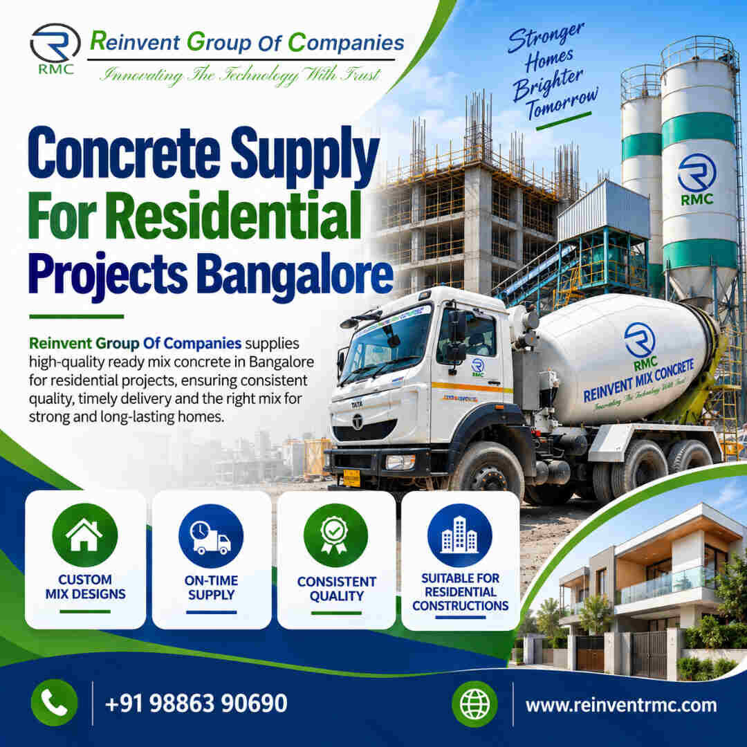 Bangalore, Construction, Concrete Supply For Residential Projects Bangalore