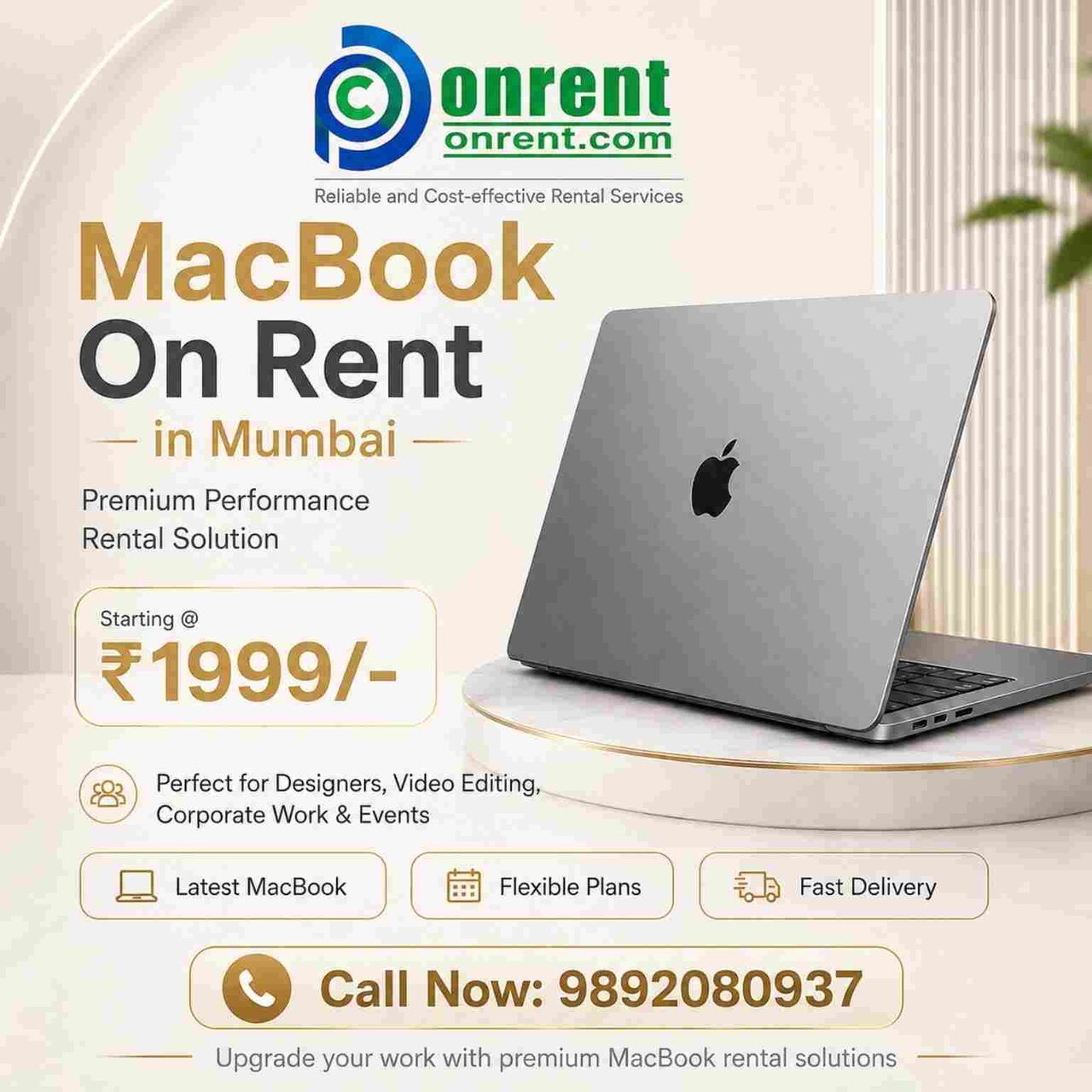 Navi Mumbai, Electronics, INR 1999,  Macbook On Rent On Rent Price Start @ Rs.1999/-  Mumbai  ,Vashi , Belapur , Navi Mumbai