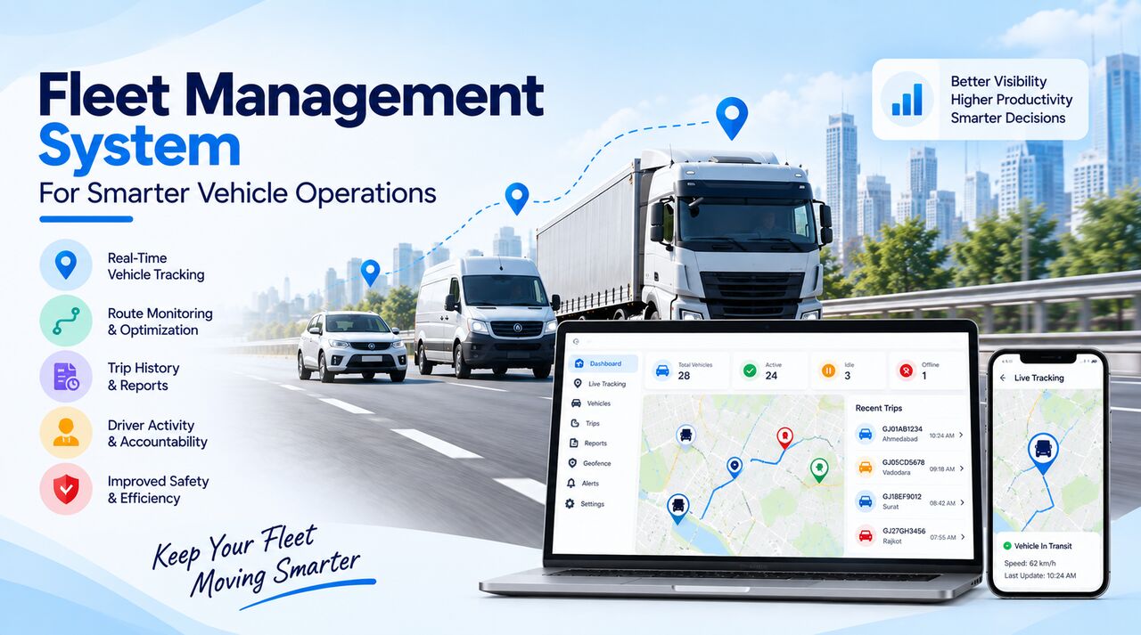 Ahmedabad, Electronics, Fleet Management System For Smarter Vehicle Operations