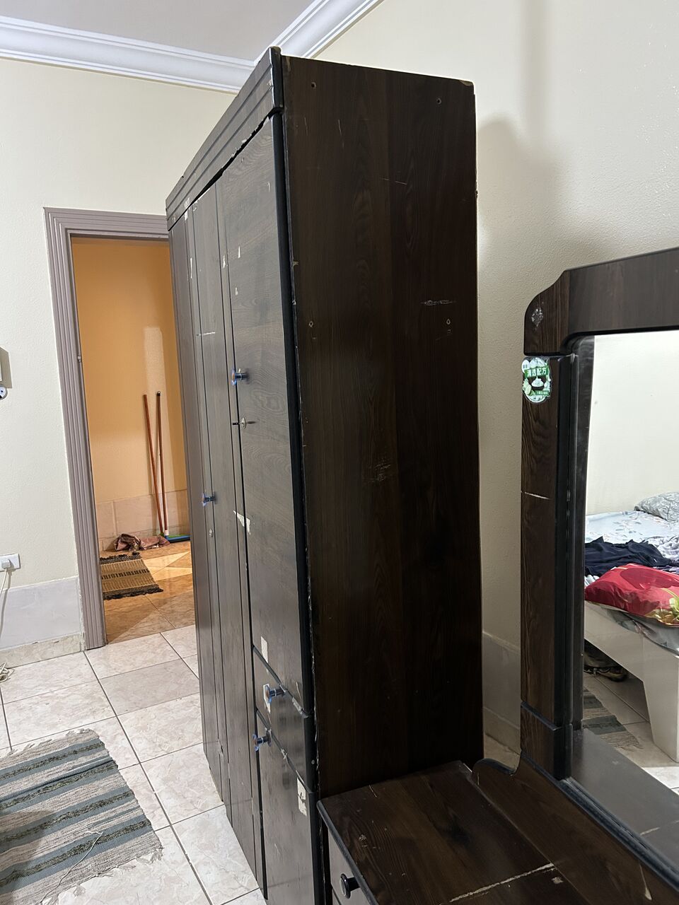 Jeddah, Furniture, SAR 150,  Wardrobe Cum Dressing Table Set