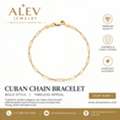 Cuban Link Bracelets &ndash; Stylish Gold Designs By Alev Jewelry